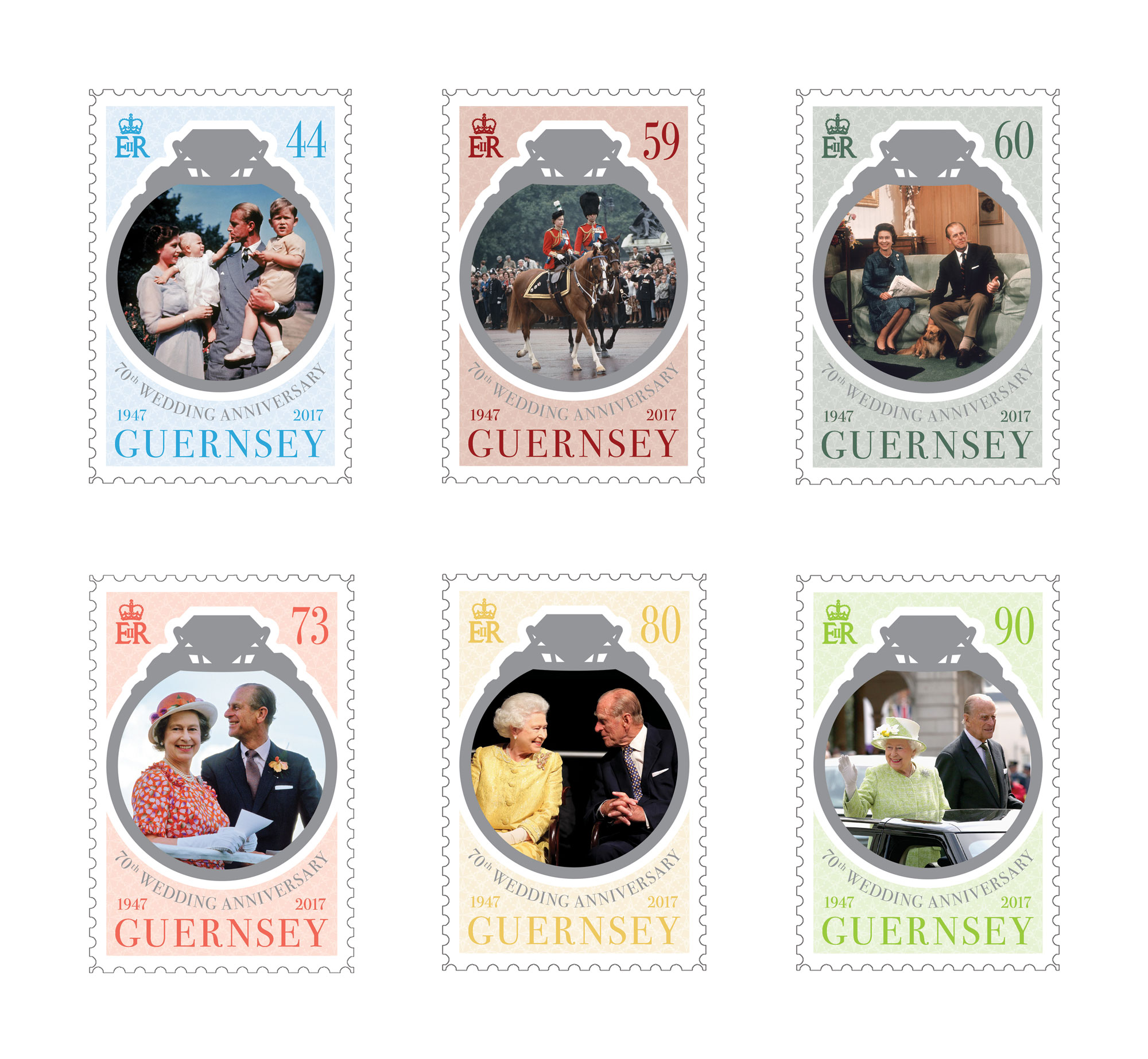 Set of 6 Stamps